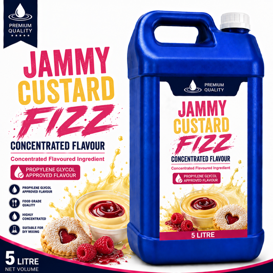 Jammy Custard DIY E-Liquid Flavour Concentrate 5L - Absolute Vape
