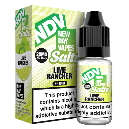 Lime Rancher Nic Salt E-Liquid 10ml - NDV Salts 10mg & 20mg NDV Salts