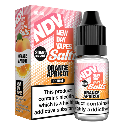 Orange Apricot Nic Salt E-Liquid 10ml - NDV Salts 10mg & 20mg NDV Salts