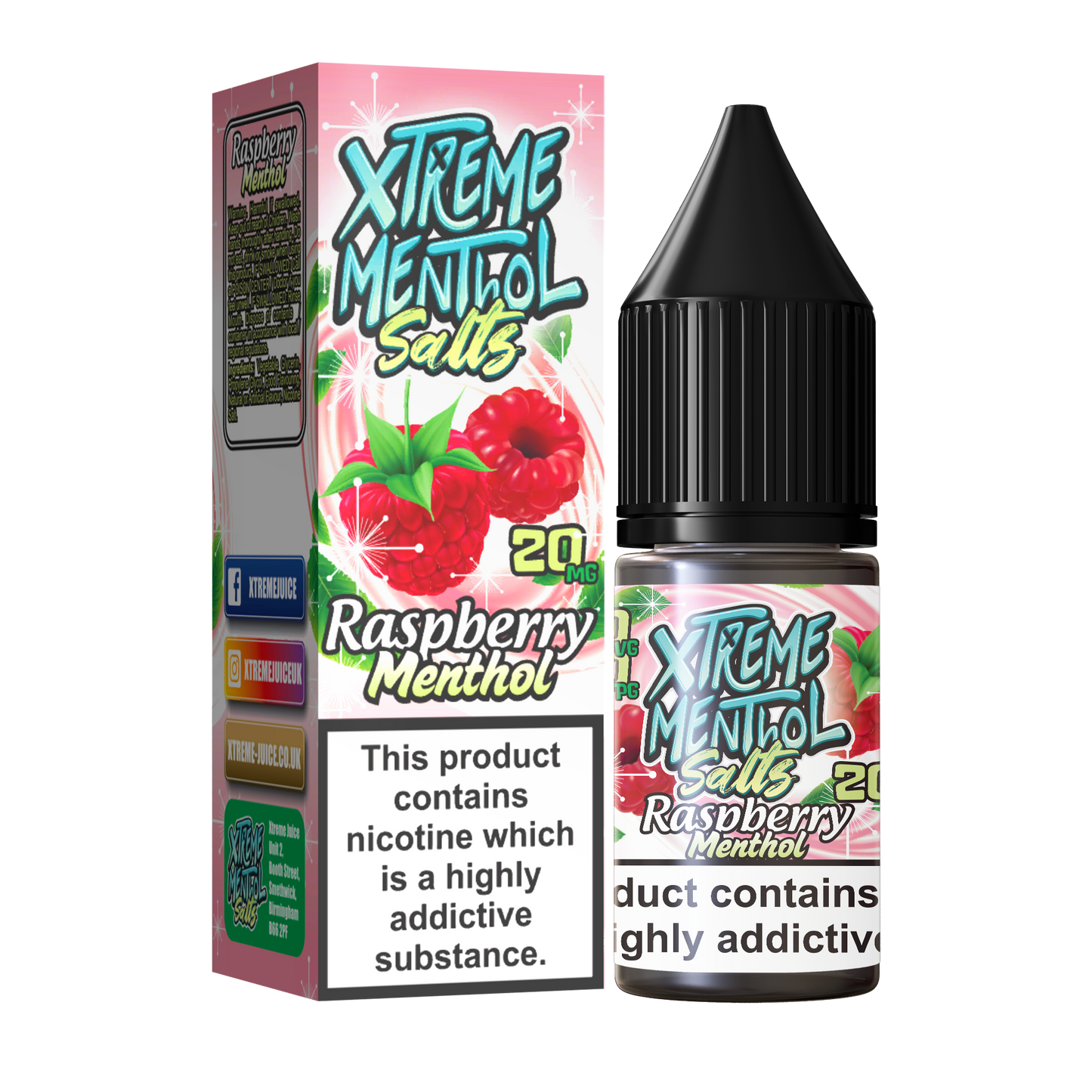 Xtreme Menthol Salts Vape Juice | 10mg & 20mg Nic Salt E-Liquid