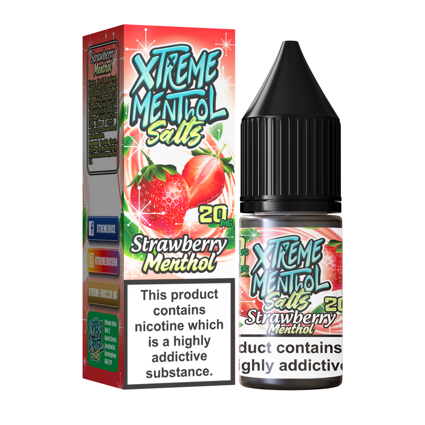 Xtreme Menthol Salts Vape Juice | 10mg & 20mg Nic Salt E-Liquid