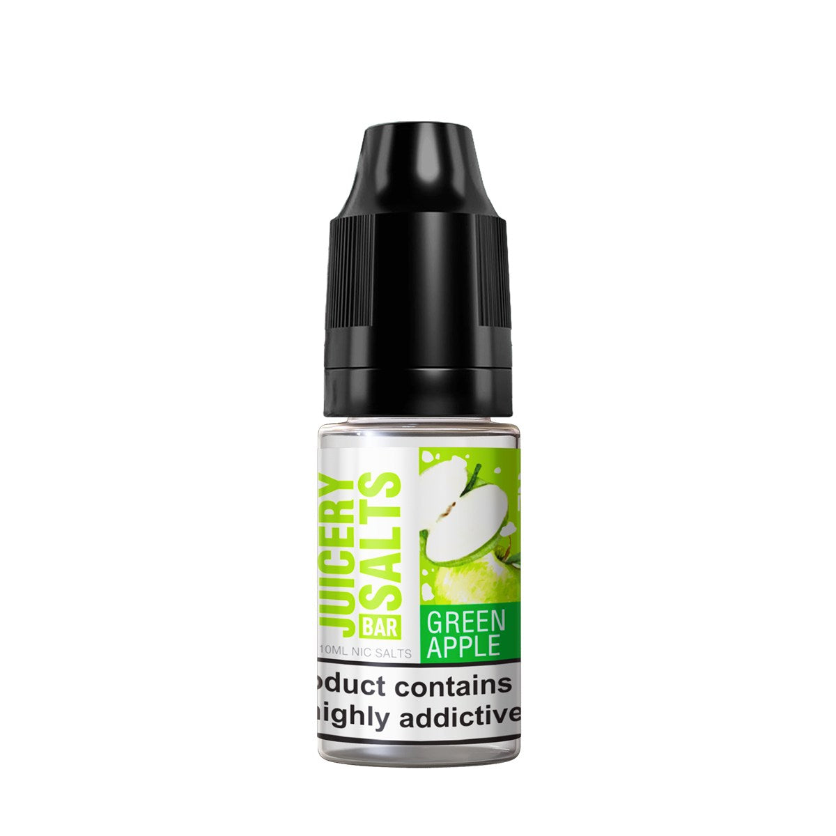The Juicery Salts Green Apple 10ml nic salt bottle