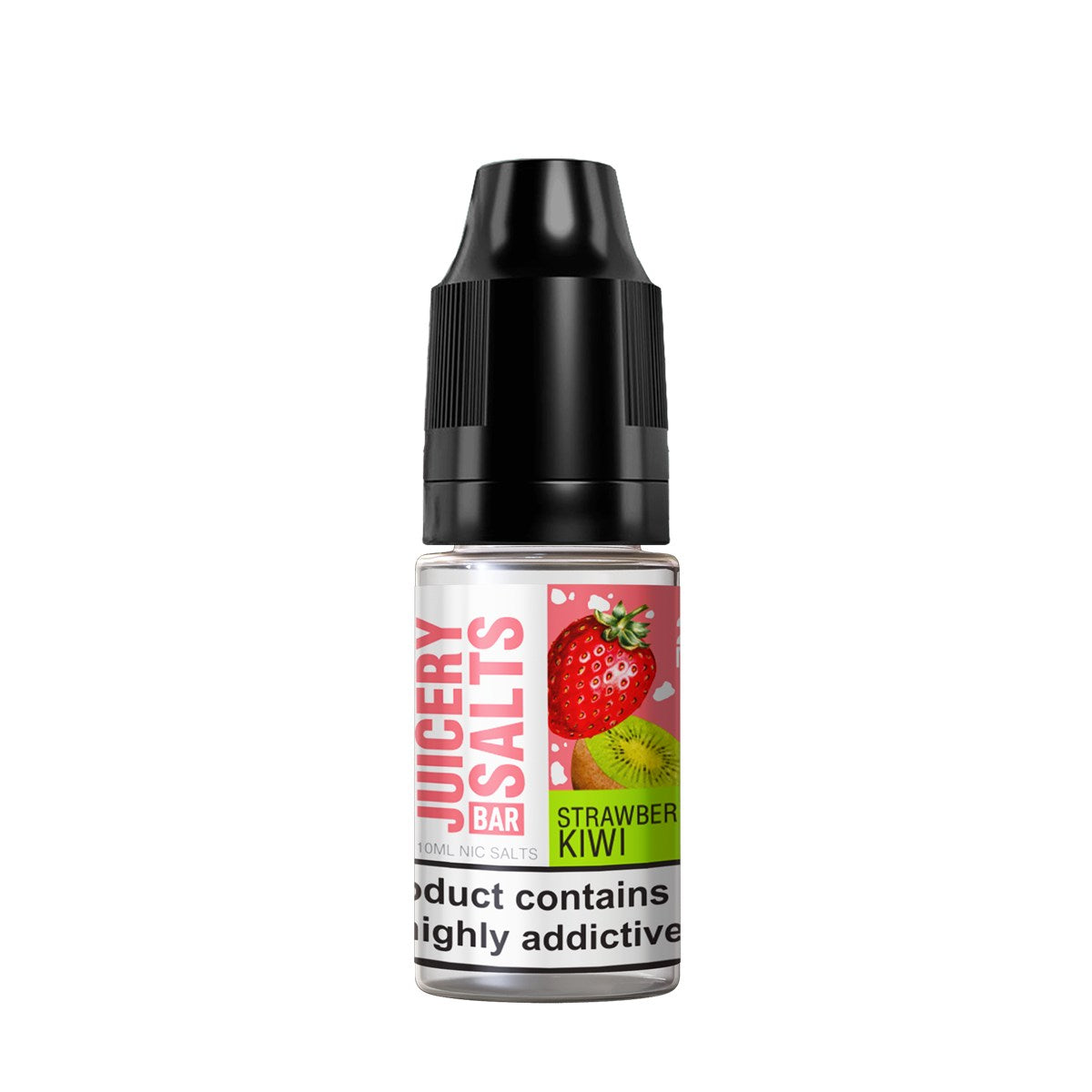 The Juicery Salts Strawberry Kiwi 10ml nic salt bottle