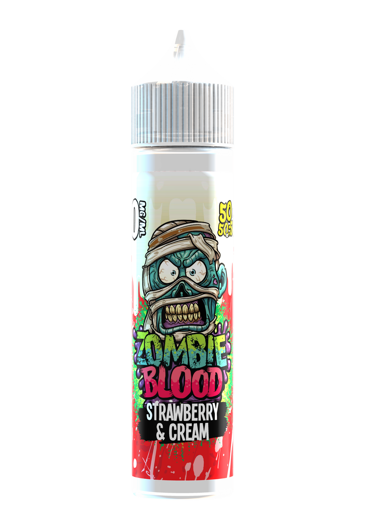 Strawberry & Cream Shortfill E-liquid By Zombie Blood 60ml