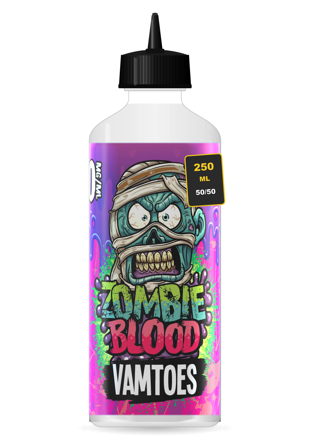 Zombie Blood Vamtoes 250ml shortfill e-liquid bottle