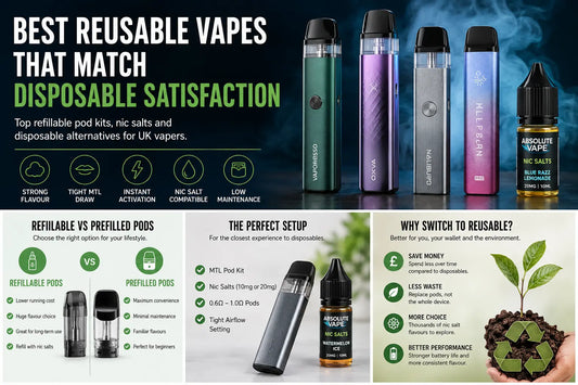 Best Reusable Vapes That Match Disposable Satisfaction (2026 Guide) Absolute Vape