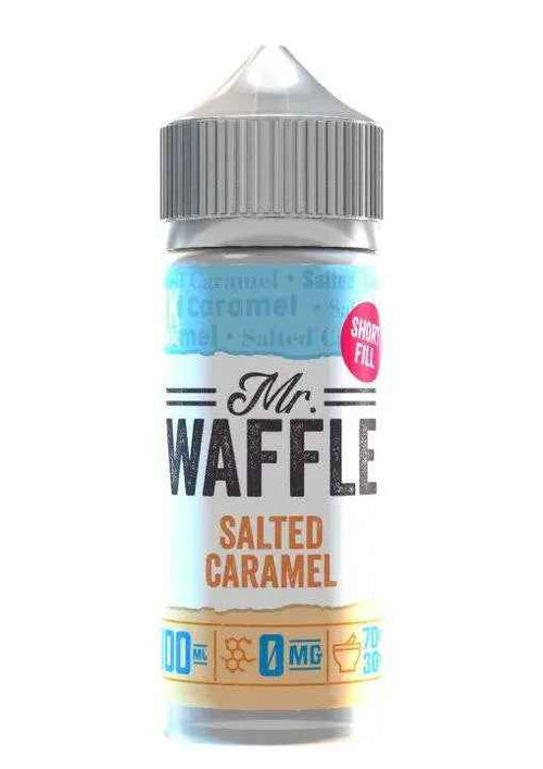 Salted Caramel Shortfill E-liquid by Mr Waffle 100ml - Absolute Vape Salted Caramel Shortfill E-liquid by Mr Waffle 100ml - Absolute Vape