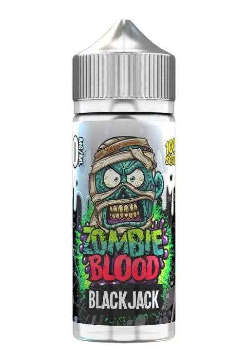 Black Jack Shortfill E-liquid by Zombie Blood 100ml - Absolute Vape