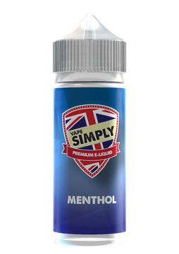Menthol Shortfill E-liquid by Vape Simply 100ml