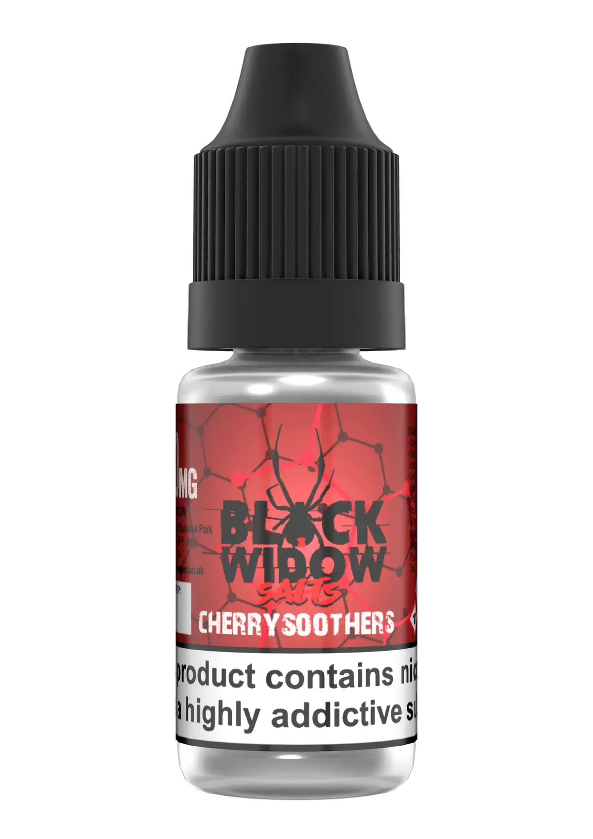 Cherry Soothers Nic Salts E-liquid by Black Widow 10ml - Absolute Vape