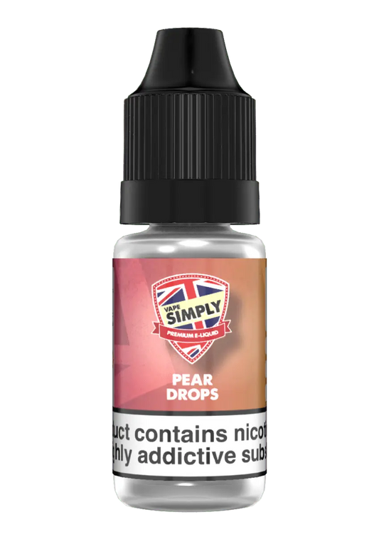Pear Drops TPD e-liquid by Vape Simply 10ml - Absolute Vape