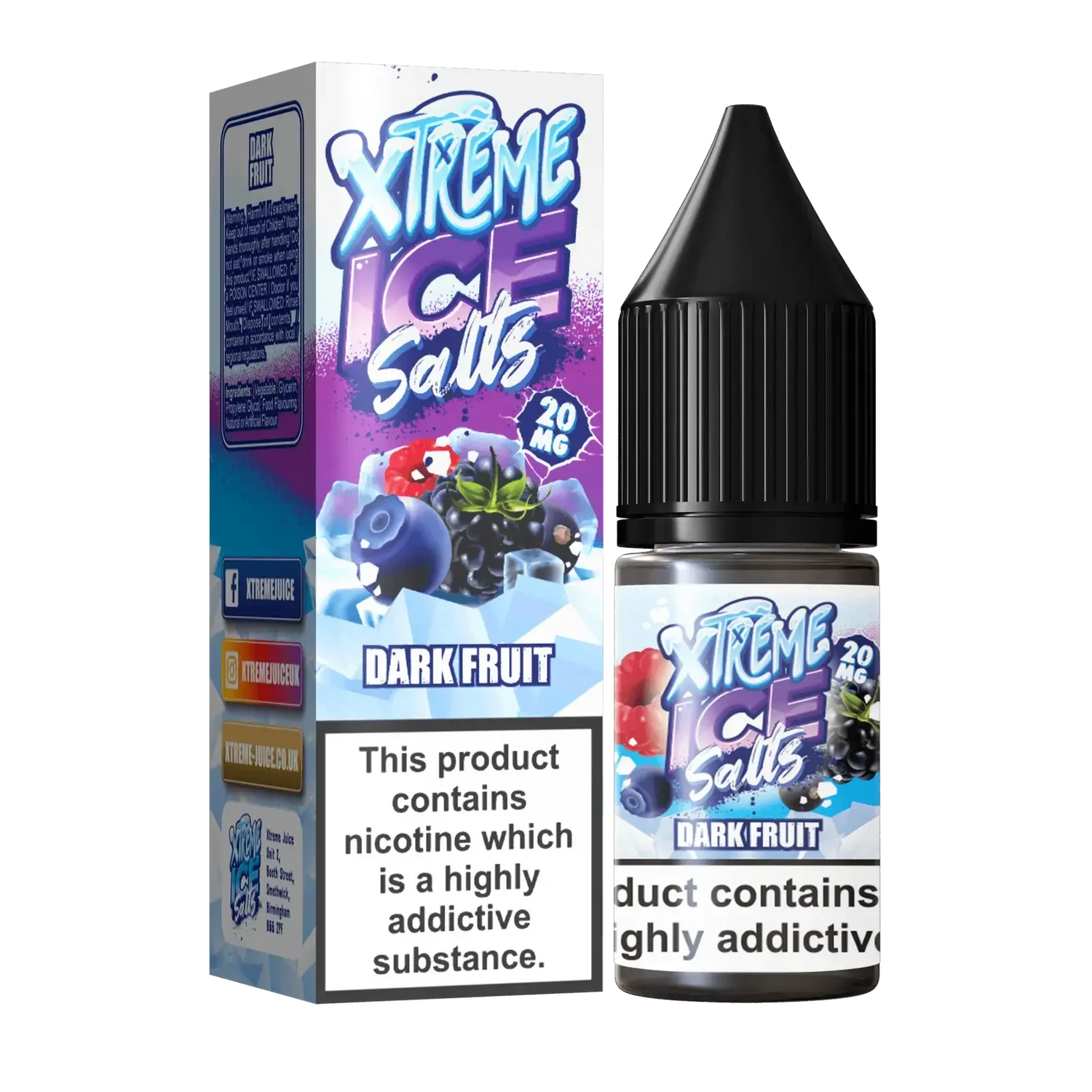 DARK FRUIT BLAST NIC SALTS NIC E-LIQUID BY Xtreme Ice10ML - Absolute Vape