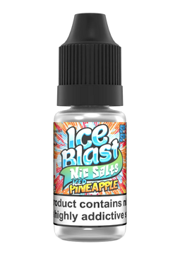 ICED PINEAPPLE NIC SALTS E-LIQUID BY ICE BLAST SALTS 10ML