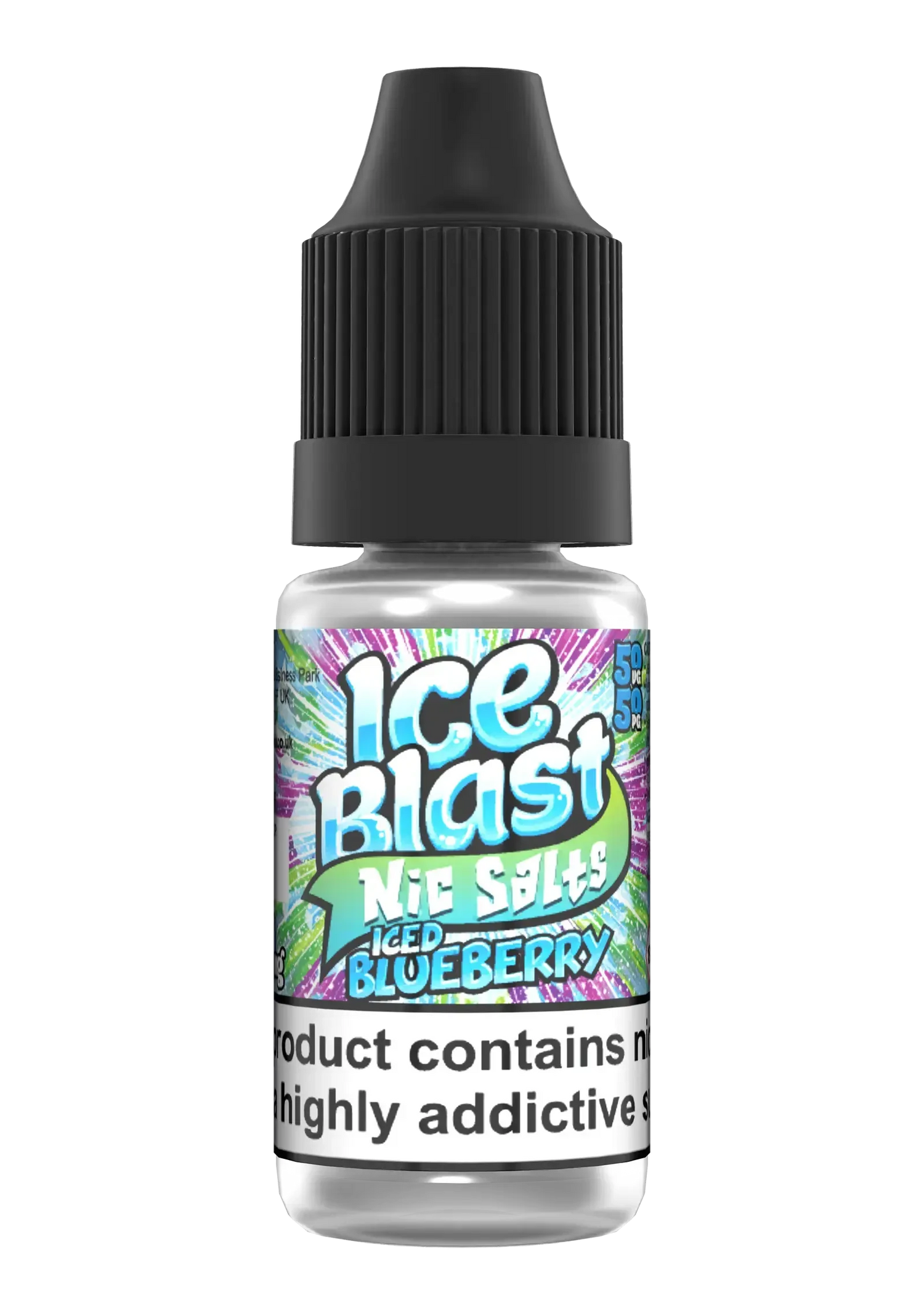 ICED BLUEBERRY NIC SALTS E-LIQUID BY ICE BLAST SALTS 10ML - Absolute Vape