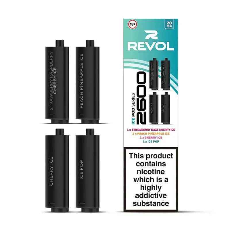 Revol 2600 4 in 1 Prefilled Pods - Absolute Vape