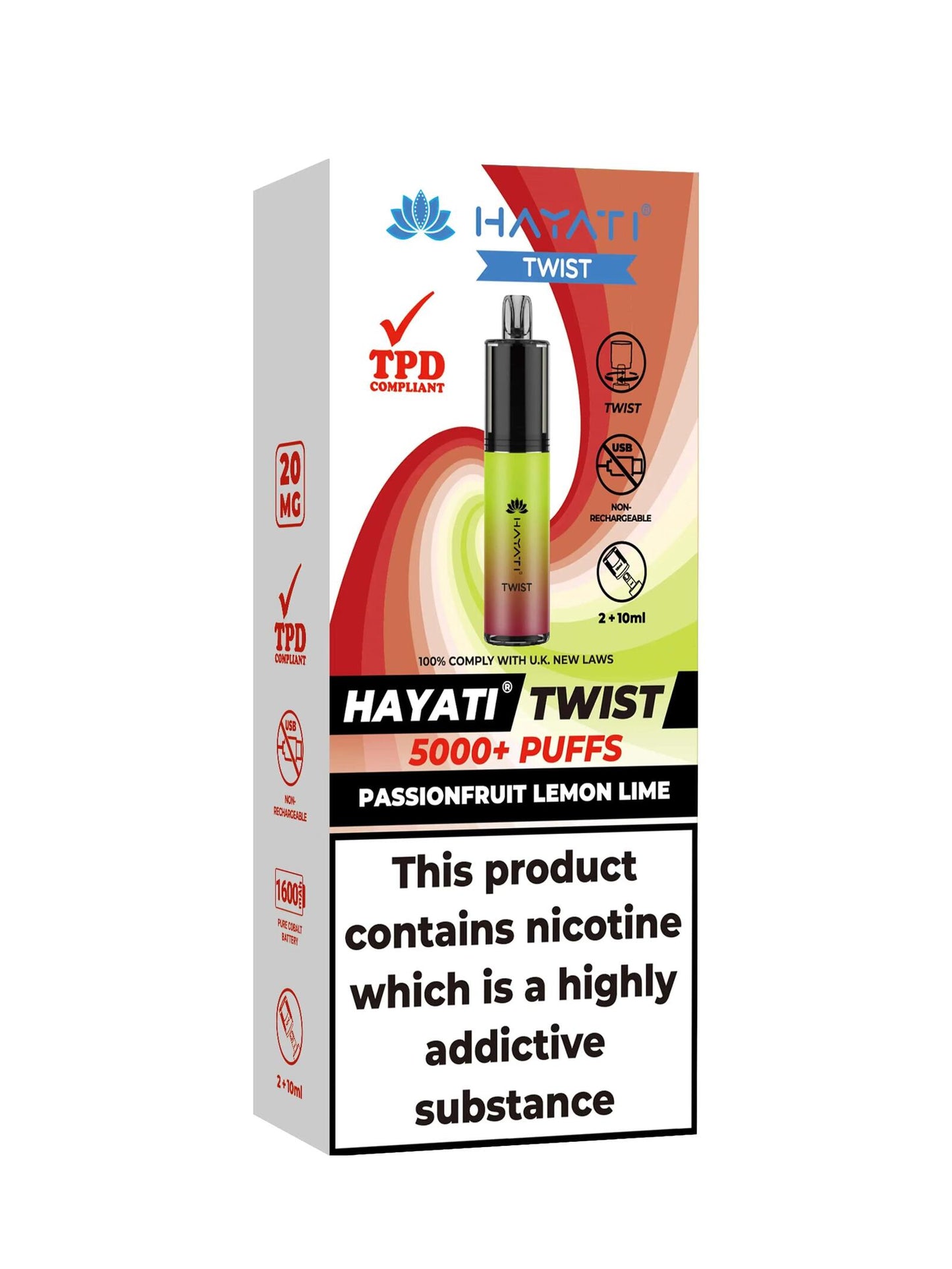 Hayati Twist 5000 Disposable Pod Kit