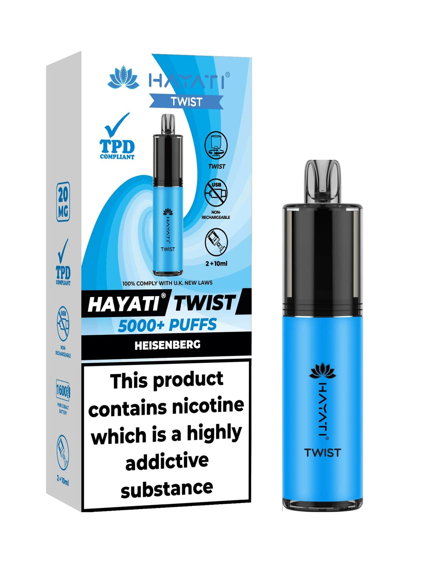 Hayati Twist 5000 Disposable Pod Kit