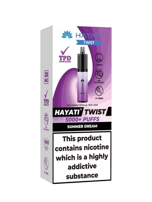 Hayati Twist 5000 Disposable Pod Kit