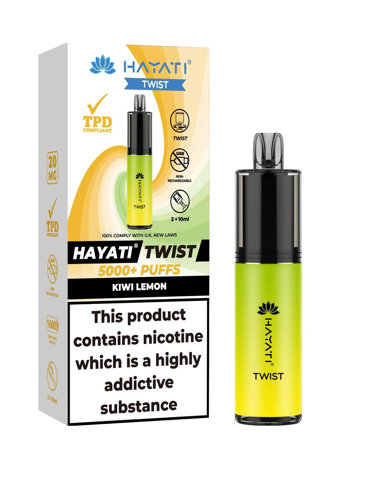 Hayati Twist 5000 Disposable Pod Kit