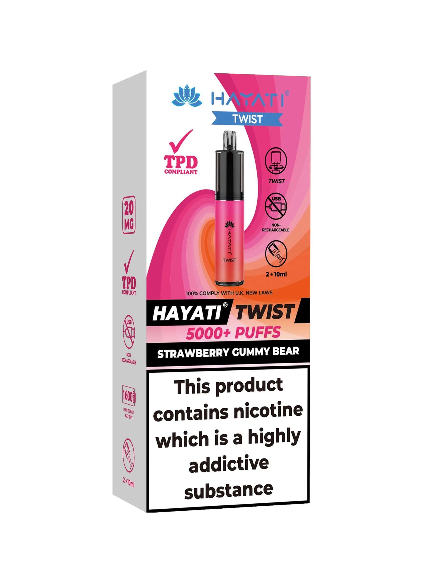 Hayati Twist 5000 Disposable Pod Kit