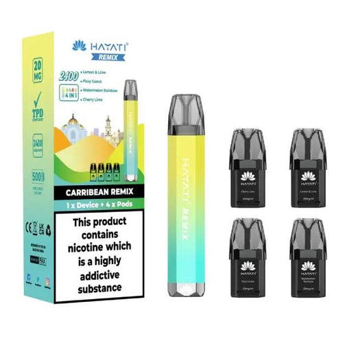 Hayati Remix 2400 Puffs Disposable Pod Kit