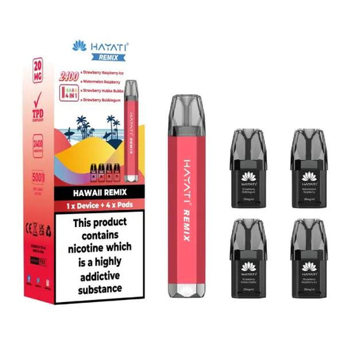 Hayati Remix 2400 Puffs Disposable Pod Kit