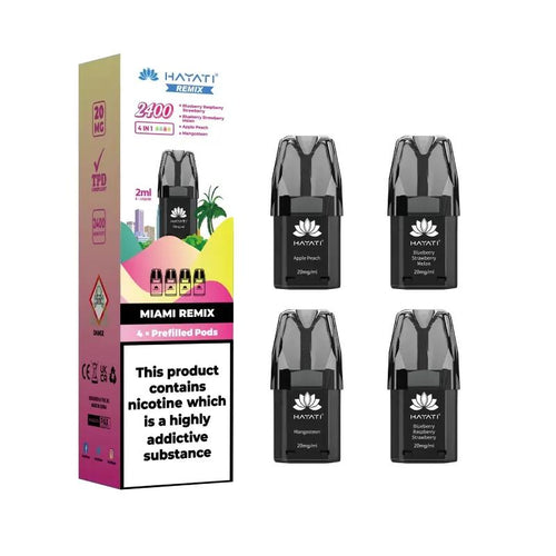Hayati Remix 2400 Puffs Prefilled Pods