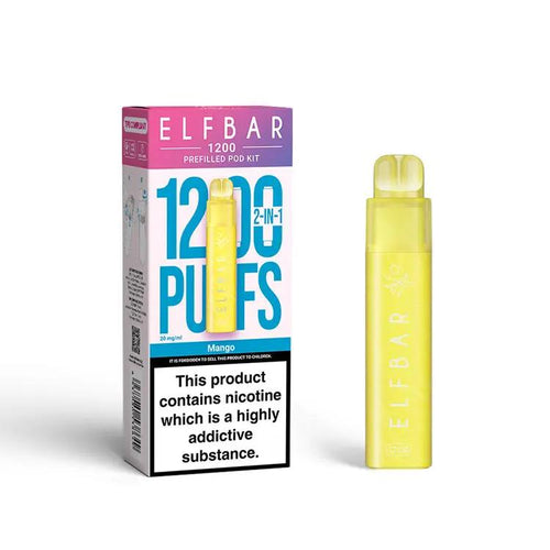 Elf Bar 1200 Prefilled Pod Vape Kit