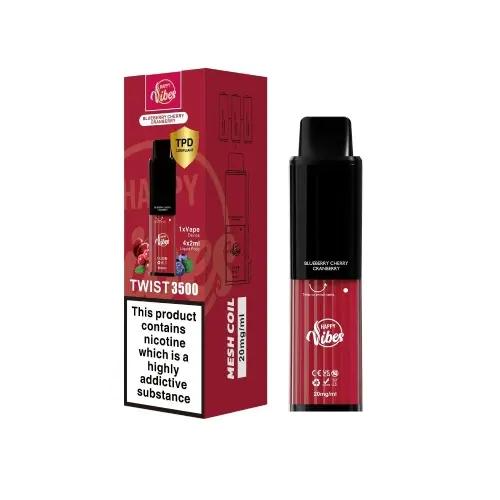 Happy Vibes Twist 3500 Disposable Vape 20mg