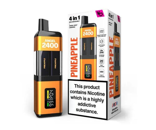 Angel 2400 Rechargeable Disposable Vape by Vapes Bars 20mg