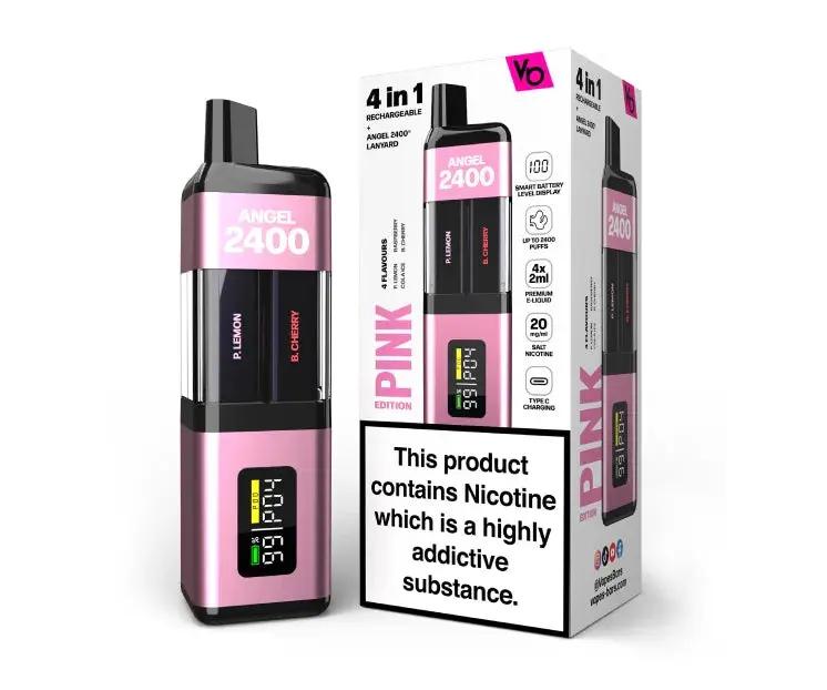 Angel 2400 Rechargeable Disposable Vape by Vapes Bars 20mg