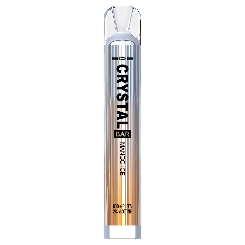 Zero Nicotine SKE Crystal Bar 600 Puff Disposable Vape