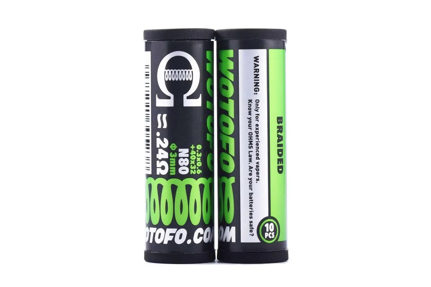 Wotofo Prebuilt Coils - Braided 0.24 Ohm - Absolute Vape