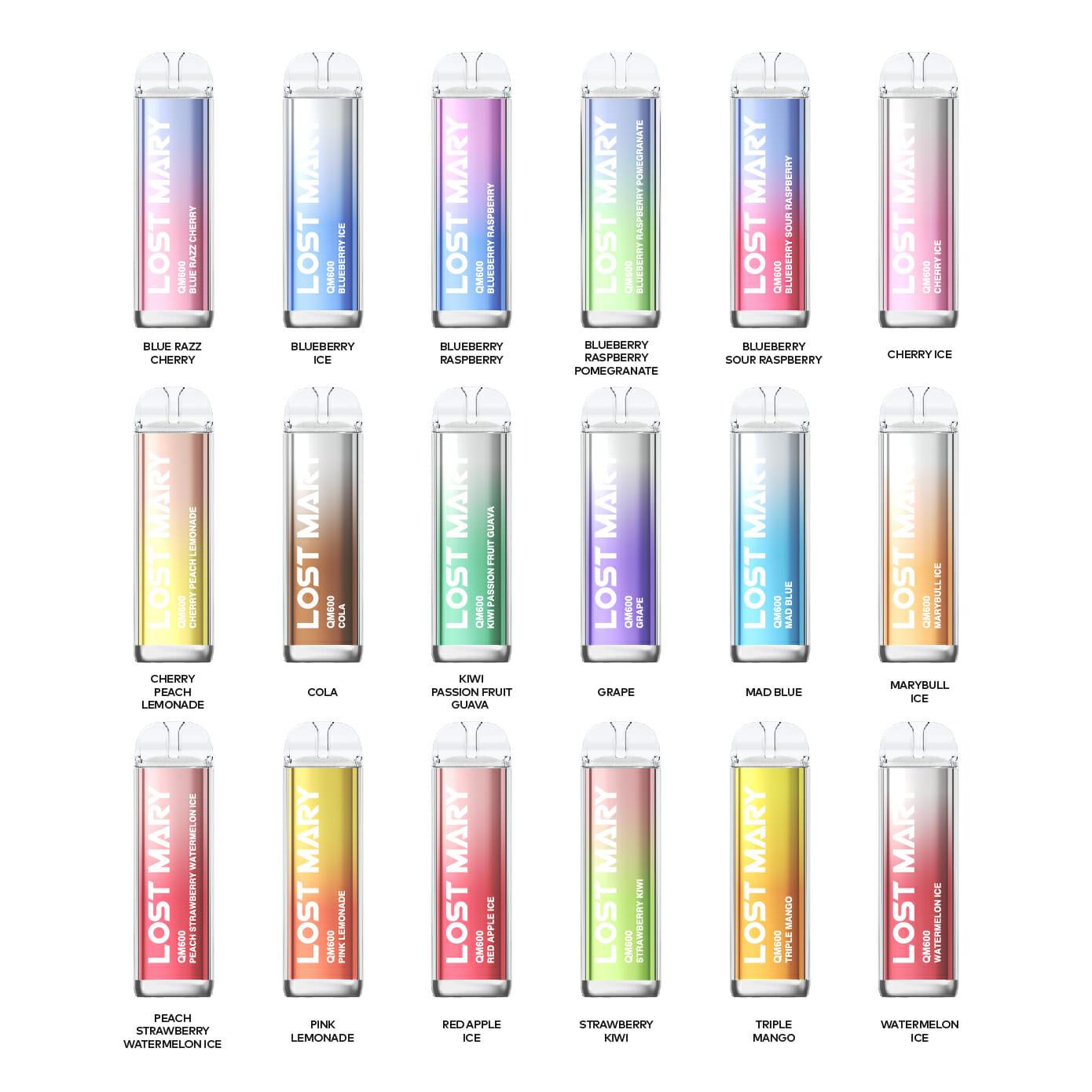 Lost Mary QM600 By Elf Bar Disposable Pod Device - 20mg