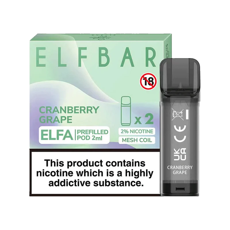 ELF BAR ELFA PRE-FILLED PODS (PACK OF 2)