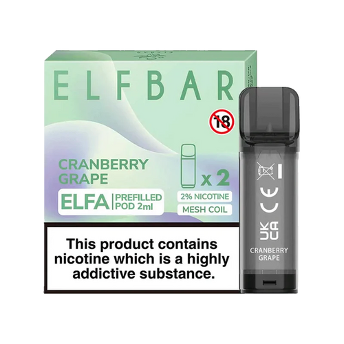 ELF BAR ELFA PRE-FILLED PODS (PACK OF 2)
