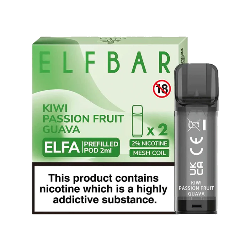 ELF BAR ELFA PRE-FILLED PODS (PACK OF 2)