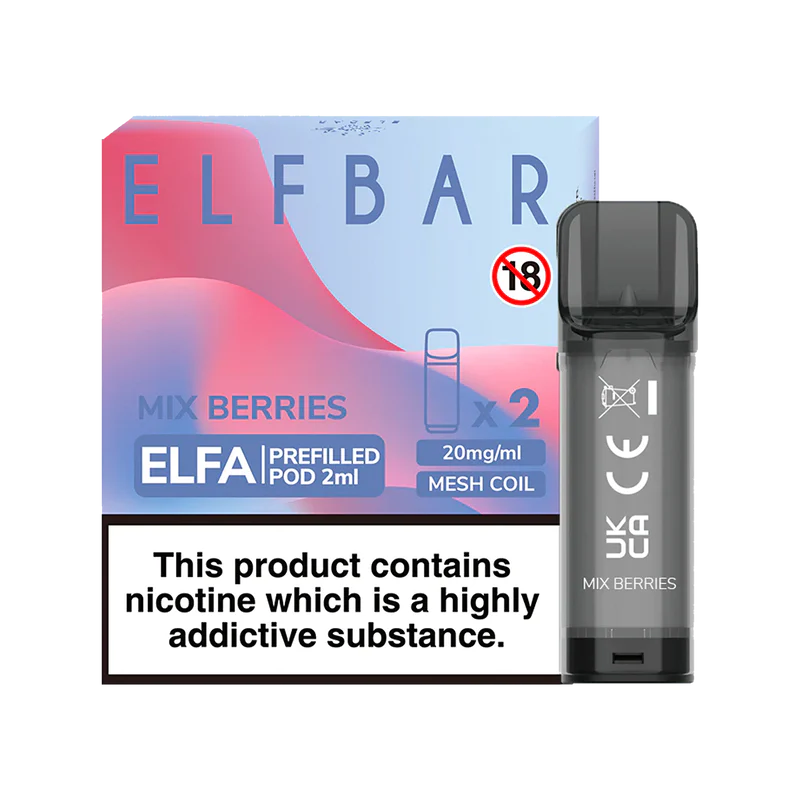 ELF BAR ELFA PRE-FILLED PODS (PACK OF 2)