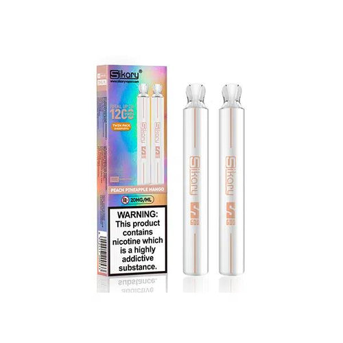 Sikary S600 Disposable Vape 20mg - Twin Pack