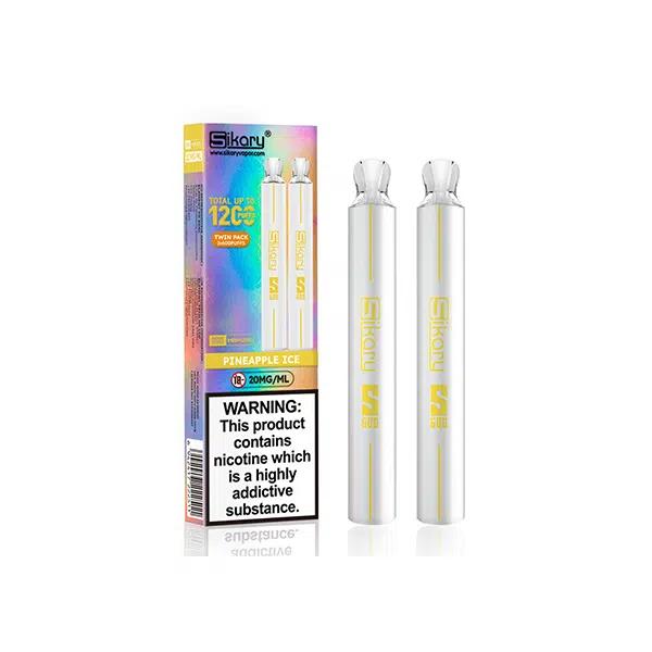 Sikary S600 Disposable Vape 20mg - Twin Pack