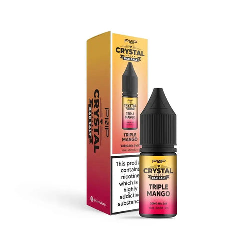 Triple Mango Nic Salt E-liquid by PNP Crystal Bar Nic Salt 10ml - Absolute Vape Triple Mango Nic Salt E-liquid by PNP Crystal Bar Nic Salt 10ml - Absolute Vape