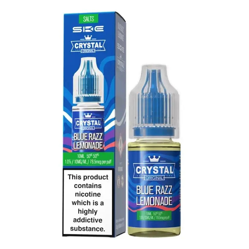 Blue Razz Lemonade Nic Salt E-Liquid by SKE Crystal Original 10ml - Absolute Vape