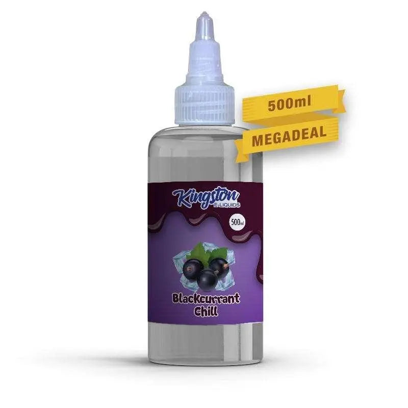 Kingston E Liquid- Blackcurrant Chill - 500ml - Absolute Vape