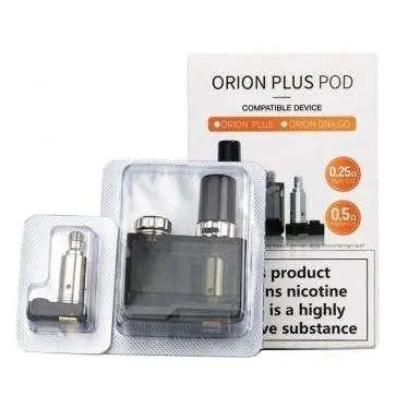 Lost Vape Orion Plus Pod (0.25ohm Mesh Coil & 0.5ohm Regular Coil) 2 PACK - Absolute Vape