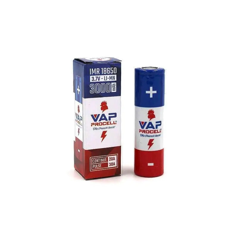 1 x Vap Procell Battery IMR 18650 3.7V LI-MN 3000mAh - Absolute Vape