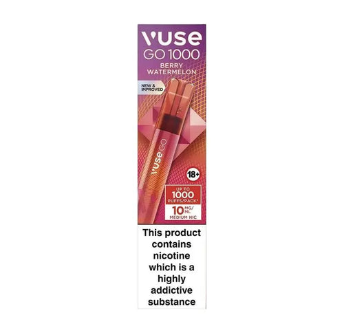 Vuse Go 1000 Disposable Vape - 10mg Nic Salt, 600mAh Battery (1000 Absolute Vape Vuse Go 1000 Disposable Vape - 10mg Nic Salt, 600mAh Battery (1000 Absolute Vape