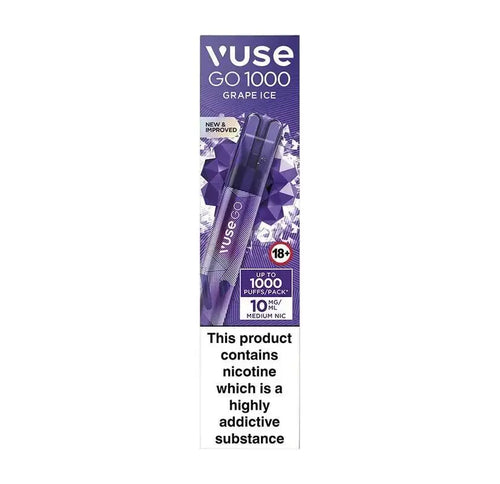 Vuse Go 1000 Disposable Vape - 10mg Nic Salt, 600mAh Battery (1000 Absolute Vape Vuse Go 1000 Disposable Vape - 10mg Nic Salt, 600mAh Battery (1000 Absolute Vape