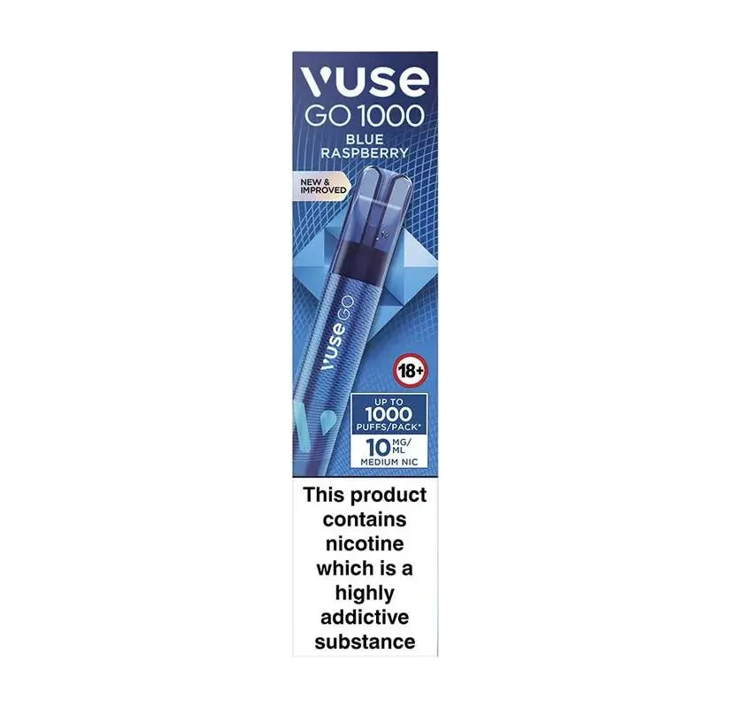Vuse Go 1000 Disposable Vape - 10mg Nic Salt, 600mAh Battery (1000 Absolute Vape Vuse Go 1000 Disposable Vape - 10mg Nic Salt, 600mAh Battery (1000 Absolute Vape
