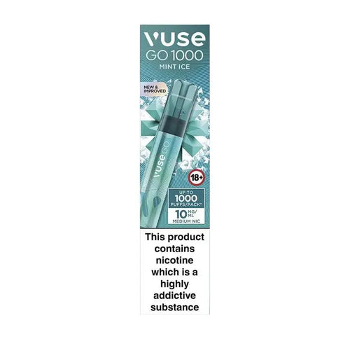 Vuse Go 1000 Disposable Vape - 10mg Nic Salt, 600mAh Battery (1000 Absolute Vape Vuse Go 1000 Disposable Vape - 10mg Nic Salt, 600mAh Battery (1000 Absolute Vape