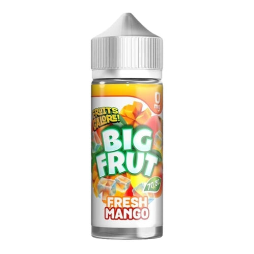 Big Fruit Fresh Mango Shortfill 100ml - Cool Mango 70VG/30PG